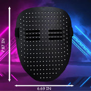 JDBMAOYE LED Light Up Mask with Gesture Sensing,Perfect Gifts for Teen Boys | Gift for Halloween Costume Mask Birthday Christmas Cosplay, Rechargeable, 50 Glowing Patterns, Cool Toys For Kids Adults