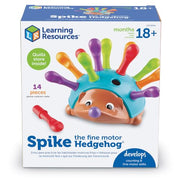 Learning Resources Spike The Fine Motor Hedgehog, Toddler Learning Toys, Fine Motor and Sensory Toys, Educational Toys for Toddlers, Montessori Toys, Ages 18+ Months,14 Pieces
