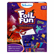 Skillmatics Foil Fun Halloween Craft, Foil Art Activity, Gift for Kids | 200+ Stickers, Travel Toys, Mess-Free, Screen-Free, Fine Motor Skills, Boys & Girls Ages 4, 5, 6, 7, 8, 9