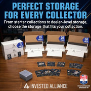Premium Cardboard Trading Card Storage Box For Sports, TCG, Gaming MTG.