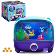 BITZEE Aquarium Interactive Fish Tank Toy & Digital Pet, Ages 5+ | Nurture 30 Virtual Fish, Reacts to Touch, Customize with LED Lights, Screen-Free Responsive Play, Birthday Gift for Kids