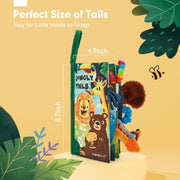 hahaland Baby Books 0-6 Months,Infant Tummy Time Toy Sensory Toys | 6 to 12 Months Touch Feel Book Travel Toy Gifts for Boy Girl 0-3 Month Baby Shower Birthday Easter Basket Stuffers 1PCS
