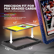 10 Pack Slab Guards Fits PSA Slabs - PSA Slab Guard Hard TPU PSA Slab Protector for Graded Cards – PSA Slab Bumper Guard for Graded slabs – Slab Protector for PSA Cards