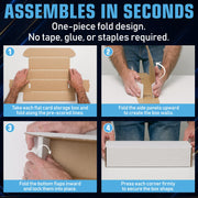 Premium Cardboard Trading Card Storage Box For Sports, TCG, Gaming MTG.