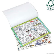 Melissa & Doug Seek & Find Sticker Pad Animals Activity Toy | 21 Pages, 14 Animal Scenes, 400 Color-Coded Stickers, Matching & Coloring Skills, Arts & Crafts Travel Toys for Kids, Ages 4+
