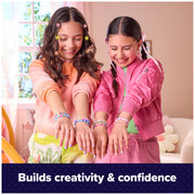 Cool Maker Stack'd Heishi Studio Bracelet Making Kit, Ages 7+ | Stack, String & Snap 15 Friendship Bracelets, Beading Pen & 1200 Beads, Easy DIY Arts & Crafts, Birthday Gifts Idea for Girls