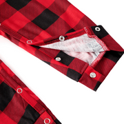 Buffalo Plaid Matching Family Christmas Pajamas-Dog Pajamas Included