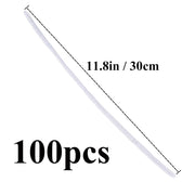 100 Pieces Pipe Cleaners Craft Chenille Stem White Pipe Cleaners