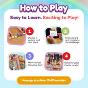 The Fidget Game SquishyLand in Rainbow Reef Board Game, Pre-K to 2nd Grade | Educational & Phonics Kindergarten Learning Activities, Mochi Squishy Toys Set, 2-6 Players