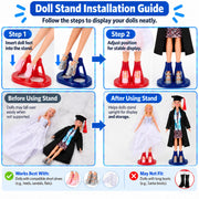 11.5 Inch Doll Clothes and Accessories Gift Set with 1 Fashion Doll