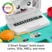 Fisher-Price Laugh & Learn Mix & Learn DJ Table | Musical Toy, 100+ Learning Songs & Phrases, 12 Activities, Fine & Gross Motor Skills, Baby & Toddler Ages 6+ Months