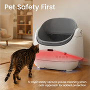 New Launch Orbitie Air Open-Top Self-Cleaning Cat Litter Box