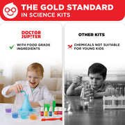 Doctor Jupiter My First Science Experiments Kit for Kids Ages 4+ | Birthday Gift Ideas for Boys & Girls 4, 5, 6, 7, 8 Year Olds, Science Kits for Kids Ages 5-7, STEM Educational Toys