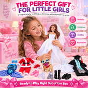 11.5 Inch Doll Clothes and Accessories Gift Set with 1 Fashion Doll