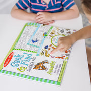 Melissa & Doug Seek & Find Sticker Pad Animals Activity Toy | 21 Pages, 14 Animal Scenes, 400 Color-Coded Stickers, Matching & Coloring Skills, Arts & Crafts Travel Toys for Kids, Ages 4+