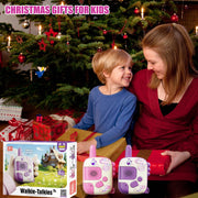 Walkie Talkies Toys for Girls:Unicorn Toys 2 Pack Birthday Gifts for 3 4 5-7 8 Year Old Girls Toy for 4 5 6 7 8-10 Year Old Camping Outdoor Game,Christmas Stocking Stuffers for Girls Kids