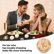 Stocking Stuffers for Men Women, Gifts for Men Dad | Christmas Anniversary Birthday Gifts for Men Women, White Elephant Gifts for Adults, Date Night Dice