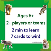 Skillmatics Guess in 10 Game – National Geographic Animals, Gift for Kids | Educational Cards, Family Trivia Game, Travel Toy & STEM Board Game, Screen-Free Fun, Boys & Girls Ages 6, 7, 8, 9 and Up