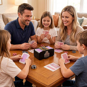 FEIERYA Automatic Card Shuffler 1/2/4/6 Decks | Battery-Operated Electric Playing Card Shuffler for Home Card Game,Board Game Nights,Poker,Travel