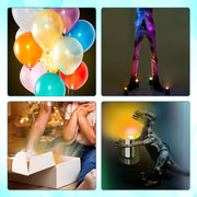 10pcs Mini Led Lights for Craft, Tiny Small Led Light with 15pcs batteries | Battery Powered Balloon Mini Spot for Paper Lantern Party Decoration Micro Miniature Dollhouse Accessories (Warm White Light)