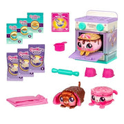 Cookeez Makery Lil' Bakez Multi Pet Playset, Makes 3 Scented Pets | Mix ingredients & mold dough to reveal surprise plush pets, reusable fun; Amazon Exclusive toy for kids