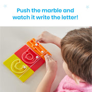 hand2mind MarbleTracers - Lowercase Letters, 24 Letter Trays, 10 Marbles | Preschool Learning Activities, Fine Motor Skills Toys, Kindergarten Centers for Classroom, Handwriting Practice