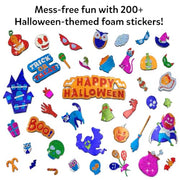 Skillmatics Foil Fun Halloween Craft, Foil Art Activity, Gift for Kids | 200+ Stickers, Travel Toys, Mess-Free, Screen-Free, Fine Motor Skills, Boys & Girls Ages 4, 5, 6, 7, 8, 9