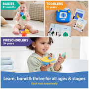 Ms. Rachel First Words Flash Cards, Electronic Card Reader, 100 Words | Electronic Reader With 100 Talking Words, Boosts Early Language & Motor Skills, Toddler Toys For Girls And Boys Ages 1-2+