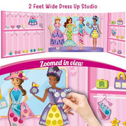 Imagimake DIY Magnetic Dress-Up Princess, 30 Magnetic Dresses & Accessories | Pretend Play Magnetic Toys for Kids, Interchange & Create Unlimited Outfits, Gift for Girls Ages 3,4,5,6,7,8 Years Old