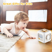 SOCBTNSO Montessori Busy Cube Travel Toy for Toddlers | Learning Fine Motor Skills, Toys for 1 Year Old Boy, 6 9 12 Months Baby Shower Gifts