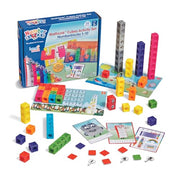 hand2mind Numberblocks 1-10 MathLink Cubes Activity Set, Ages 3+ | Linking Cubes, Numberblocks Activity Set, Preschool and Kindergarten Learning Activities, For Kids Ages 3, 4, 5, 6, 7