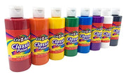 Cra-Z-Art Washable Classic Paint Bulk Pack 8ct, Assorted Colors 4oz each bottle
