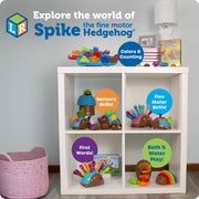 Learning Resources Spike The Fine Motor Hedgehog, Toddler Learning Toys, Fine Motor and Sensory Toys, Educational Toys for Toddlers, Montessori Toys, Ages 18+ Months,14 Pieces