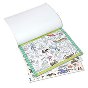 Melissa & Doug Seek & Find Sticker Pad Animals Activity Toy | 21 Pages, 14 Animal Scenes, 400 Color-Coded Stickers, Matching & Coloring Skills, Arts & Crafts Travel Toys for Kids, Ages 4+