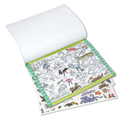 Melissa & Doug Seek & Find Sticker Pad Animals Activity Toy | 21 Pages, 14 Animal Scenes, 400 Color-Coded Stickers, Matching & Coloring Skills, Arts & Crafts Travel Toys for Kids, Ages 4+