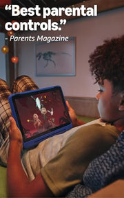 Amazon Fire HD 10 Kids Pro tablet (newest model) ages 6-12. Bright 10.1" HD screen, includes ad-free content, robust parental controls, 13-hr battery and slim case for older kids, 32 GB, Nebula