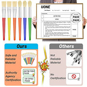 10Pcs Paint Brushes for Kids, Anezus Kids Paint Brushes Toddler Large Chubby Brushes Round and Flat Preschool Painting Brushes for Washable Paint Acrylic Paint