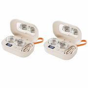 Portable Rechargeable Ultrasonic Contact Lens Cleaner Case