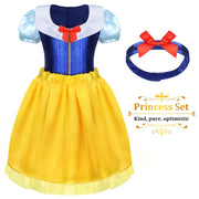 LIMIROLER Princess Dress Up Clothes for Little Girl Role Play Costume Gift Set Princess Dress Up Toys for Toddler Girls