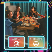 Jumbo Hitster - The Music Fun Party Quiz Card Game, 2-10 Players - 300 Plus Iconic Music Hits - Great for Adult and Family Game Night