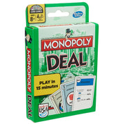 Monopoly Deal Card Game | Quick-Playing Card Game | Fun Games for Families and Kids | Ages 8 and Up | 2 to 5 Players | 15 Mins. | Travel Games