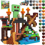 SSAWER Magnetic Blocks, 100PCS Toys Building Cubes Gifts for Kids Ages 3+ | Magnetic Cubes, 0.8 inches Building Blocks, STEM Construction Toys Christmas Birthday Party Gifts for Kids Boys Girls