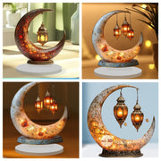 🕌2D Mosque Moon Ornament🌙Ramadan Festival