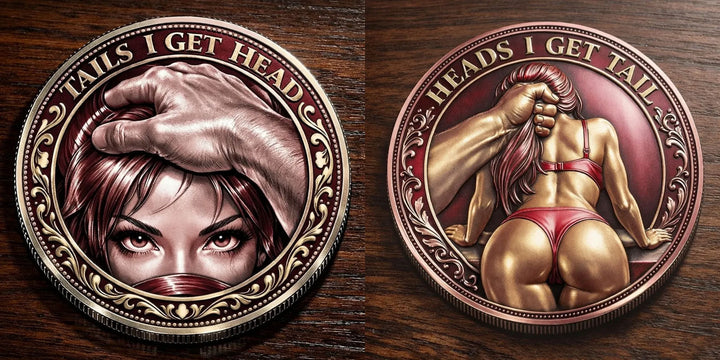 🌹Early Valentine Sale 60% OFF -❤️Heads I Get Tail / Tails I Get Head Commemorative Coin