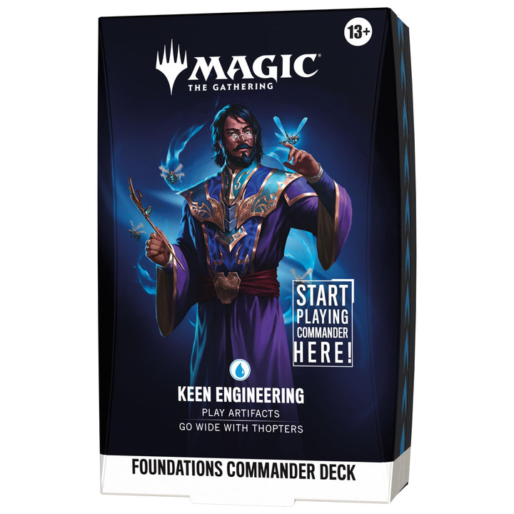 Magic: The Gathering Foundations Commander Deck - Keen Engineering | 100-Card Deck + Accessories