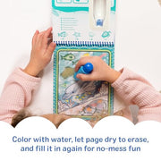 Melissa & Doug On the Go Water Wow! Under the Sea Color-Reveal Activity Pad | 4 Reusable Coloring Boards, Refillable Water Pen, Mess-Free Travel Toys, Arts & Crafts, Preschool Toys for Kids, Ages 3+