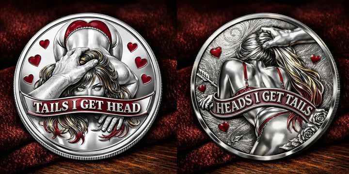 🌹Early Valentine Sale 60% OFF -❤️Heads I Get Tail / Tails I Get Head Commemorative Coin
