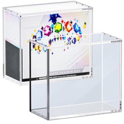 Kisbox ETB Protector Case, 5mm ETB Acrylic Display Case, Clear Ultra Acrylic Boxes for Display Compatible with Elite Trainer Box, Dustproof and Waterproof Display Box