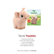 Toniebox 2 My First Farm Bundle for Kids 1+ with Soft and Squeezable Cow, Horse, and Pig - Sky Blue