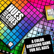 HUES and CUES - Vibrant Color Guessing Board Game for 3-10 Players Ages 8+, Connect Clues and Guess from 480 Color Squares